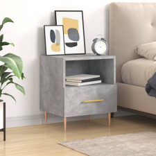 vidaXL betonszürke szerelt fa éjjeliszekrény 40 x 35 x 47,5 cm bútor