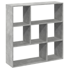 vidaXL betonszürke szerelt fa elválasztó könyvespolc 102x29x103,5 cm (858051) bútor