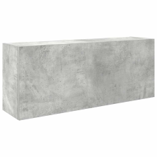 vidaXL betonszürke szerelt fa fali fürdőszobaszekrény 100 x 25 x 40 cm (860106) fürdőszoba bútor