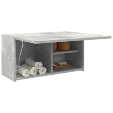vidaXL betonszürke szerelt fa fali fürdőszobaszekrény 60 x 25 x 30 cm fürdőszoba bútor