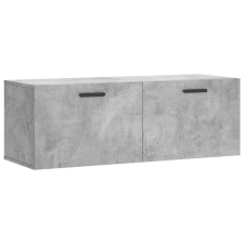 vidaXL betonszürke szerelt fa faliszekrény 100 x 36,5 x 35 cm (830144) bútor