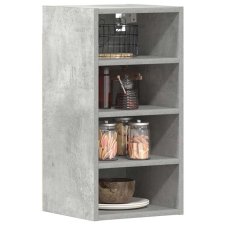 vidaXL betonszürke szerelt fa függő szekrény 30x29,5x60 cm bútor