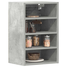 vidaXL betonszürke szerelt fa függő szekrény 40x29,5x60 cm bútor