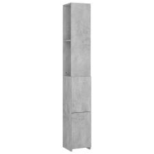 vidaXL betonszürke szerelt fa fürdőszobaszekrény 25x26,5x170 cm (808435) fürdőszoba bútor