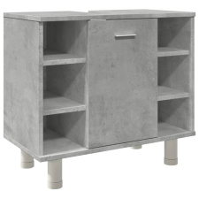 vidaXL betonszürke szerelt fa fürdőszobaszekrény 60 x 32 x 53,5 cm (856143) fürdőszoba bútor