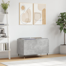 vidaXL betonszürke szerelt fa hanglemezszekrény 74,5x38x48 cm bútor