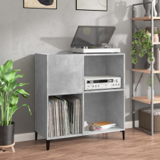 vidaXL betonszürke szerelt fa hanglemezszekrény 84,5 x 38 x 89 cm bútor