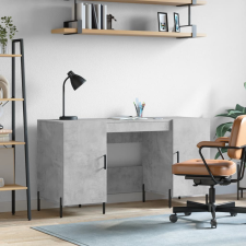vidaXL betonszürke szerelt fa íróasztal 140 x 50 x 75 cm íróasztal