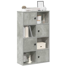 vidaXL betonszürke szerelt fa könyvespolc 60x24x101,5 cm bútor