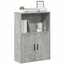 vidaXL betonszürke szerelt fa könyvespolc 60x24x85 cm bútor