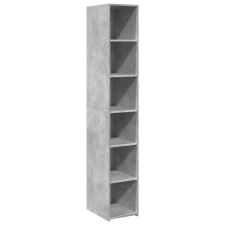 vidaXL betonszürke szerelt fa magasszekrény 30 x 41 x 185 cm (846414) bútor