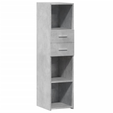 vidaXL betonszürke szerelt fa magasszekrény 30 x 42,5 x 124 cm bútor