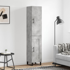 vidaXL betonszürke szerelt fa magasszekrény 34,5x34x180 cm bútor