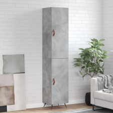 vidaXL betonszürke szerelt fa magasszekrény 34,5x34x180 cm bútor