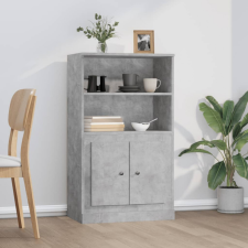 vidaXL betonszürke szerelt fa magasszekrény 60x35,5x103,5 cm bútor