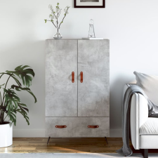vidaXL betonszürke szerelt fa magasszekrény 69,5 x 31 x 115 cm bútor