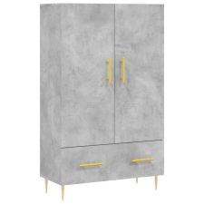 vidaXL betonszürke szerelt fa magasszekrény 69,5 x 31 x 115 cm (828224) bútor