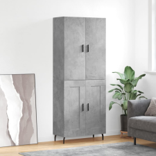 vidaXL betonszürke szerelt fa magasszekrény 69,5 x 34 x 180 cm bútor
