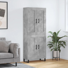 vidaXL betonszürke szerelt fa magasszekrény 69,5 x 34 x 180 cm bútor