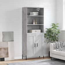 vidaXL betonszürke szerelt fa magasszekrény 69,5 x 34 x 180 cm bútor