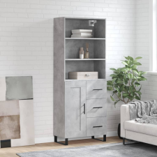 vidaXL betonszürke szerelt fa magasszekrény 69,5 x 34 x 180 cm bútor