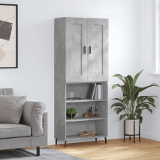 vidaXL betonszürke szerelt fa magasszekrény 69,5 x 34 x 180 cm bútor