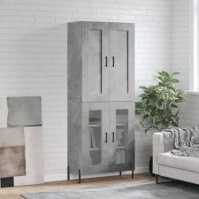 vidaXL betonszürke szerelt fa magasszekrény 69,5 x 34 x 180 cm bútor