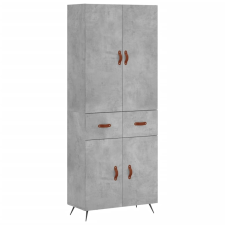 vidaXL betonszürke szerelt fa magasszekrény 69,5 x 34 x 180 cm (3198125) bútor
