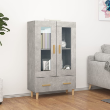 vidaXL betonszürke szerelt fa magasszekrény 70 x 31 x 115 cm bútor