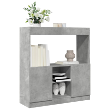 vidaXL betonszürke szerelt fa magasszekrény 92 x 33 x 100 cm bútor