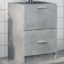 vidaXL betonszürke szerelt fa mosdószekrény 40 x 37 x 59 cm fürdőszoba bútor