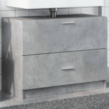vidaXL betonszürke szerelt fa mosdószekrény 78 x 37 x 59 cm fürdőszoba bútor