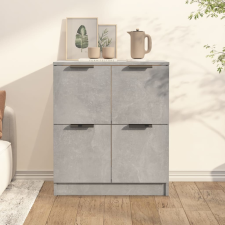 vidaXL betonszürke szerelt fa tálalóasztal 60 x 30 x 70 cm bútor