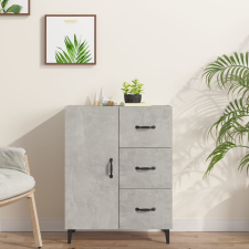 vidaXL betonszürke szerelt fa tálalóasztal 69,5x34x90 cm bútor