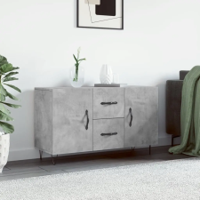 vidaXL betonszürke szerelt fa tálalószekrény 100 x 36 x 60 cm bútor