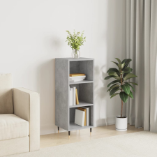 vidaXL betonszürke szerelt fa tálalószekrény 34,5 x 32,5 x 90 cm bútor