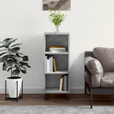 vidaXL betonszürke szerelt fa tálalószekrény 34,5 x 32,5 x 90 cm bútor