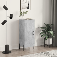 vidaXL betonszürke szerelt fa tálalószekrény 34,5 x 34 x 90 cm bútor