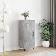 vidaXL betonszürke szerelt fa tálalószekrény 34,5 x 34 x 90 cm bútor
