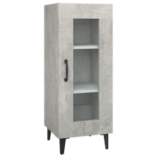 vidaXL betonszürke szerelt fa tálalószekrény 34,5 x 34 x 90 cm (812406) bútor