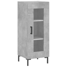 vidaXL betonszürke szerelt fa tálalószekrény 34,5 x 34 x 90 cm (828800) bútor
