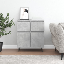 vidaXL betonszürke szerelt fa tálalószekrény 60 x 35 x 70 cm bútor