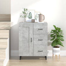 vidaXL betonszürke szerelt fa tálalószekrény 69,5 x 34 x 90 cm bútor