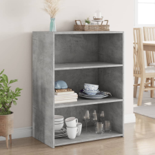 vidaXL betonszürke szerelt fa tálalószekrény 70 x 41 x 93 cm bútor