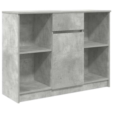 vidaXL betonszürke szerelt fa tálalószekrény fiókos 101x35x76 cm (861565) bútor