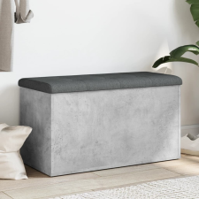 vidaXL betonszürke szerelt fa tárolópad 82 x 42 x 45 cm bútor