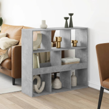 vidaXL betonszürke szerelt fa térelválasztó 100 x 33 x 94,5 cm bútor