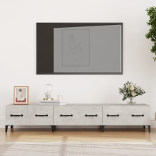 vidaXL betonszürke szerelt fa TV-szekrény 150 x 34,5 x 30 cm bútor
