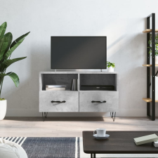 vidaXL betonszürke szerelt fa TV-szekrény 80 x 36 x 50 cm bútor