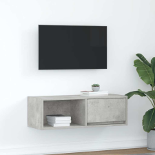 vidaXL betonszürke szerelt fa TV-szekrény 80x31x25,5 cm bútor